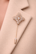 Radiant Cross Brooch