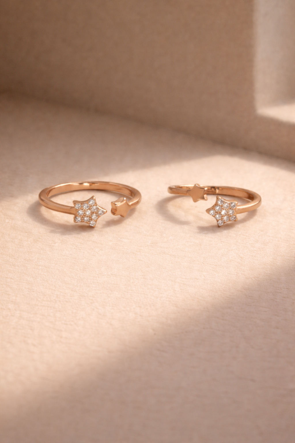 Minimal Star Duo Toe Ring