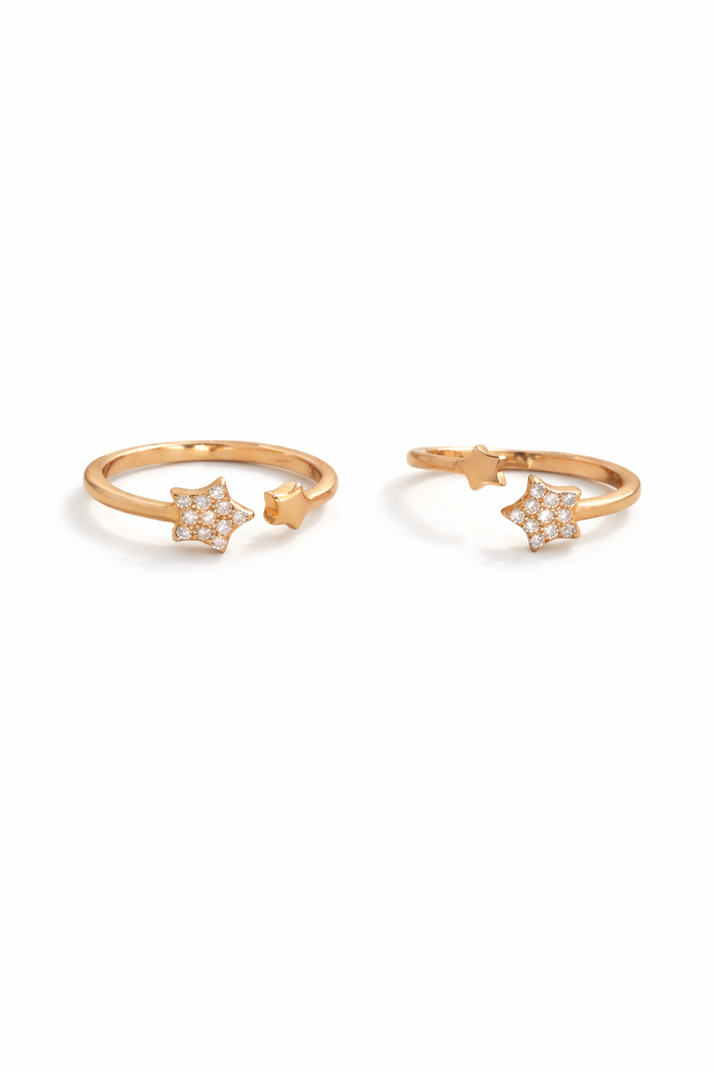 Minimal Star Duo Toe Ring