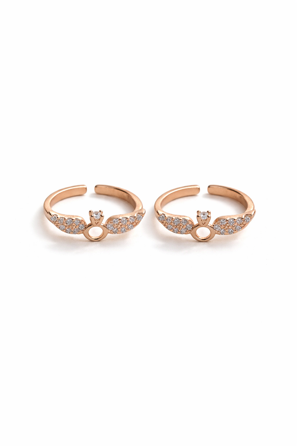 Angel Wing Spark Toe Ring