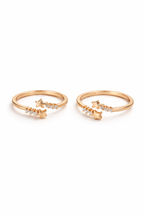 Twin Star Spark Toe Ring