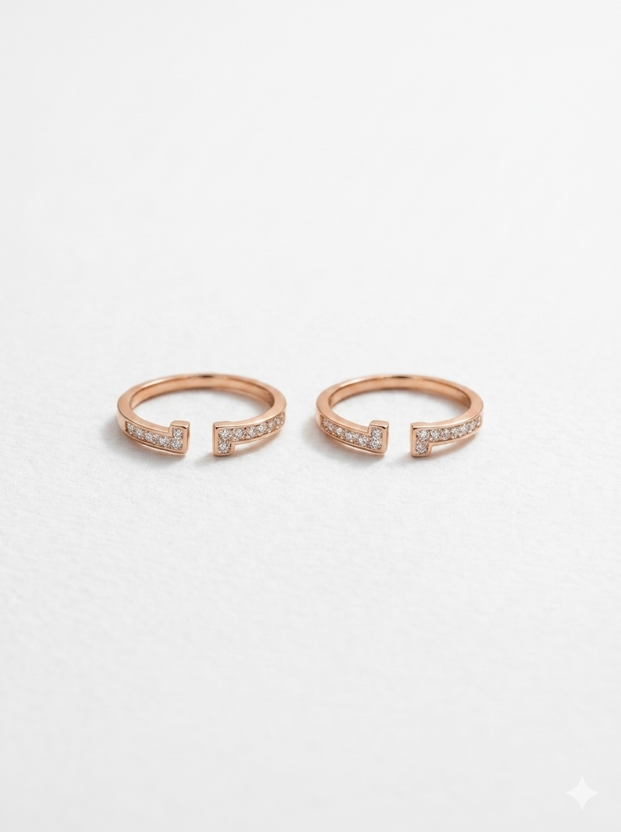 Minimal Pave Band Toe Ring
