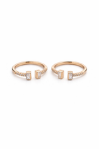 Cut Duo Toe Ring