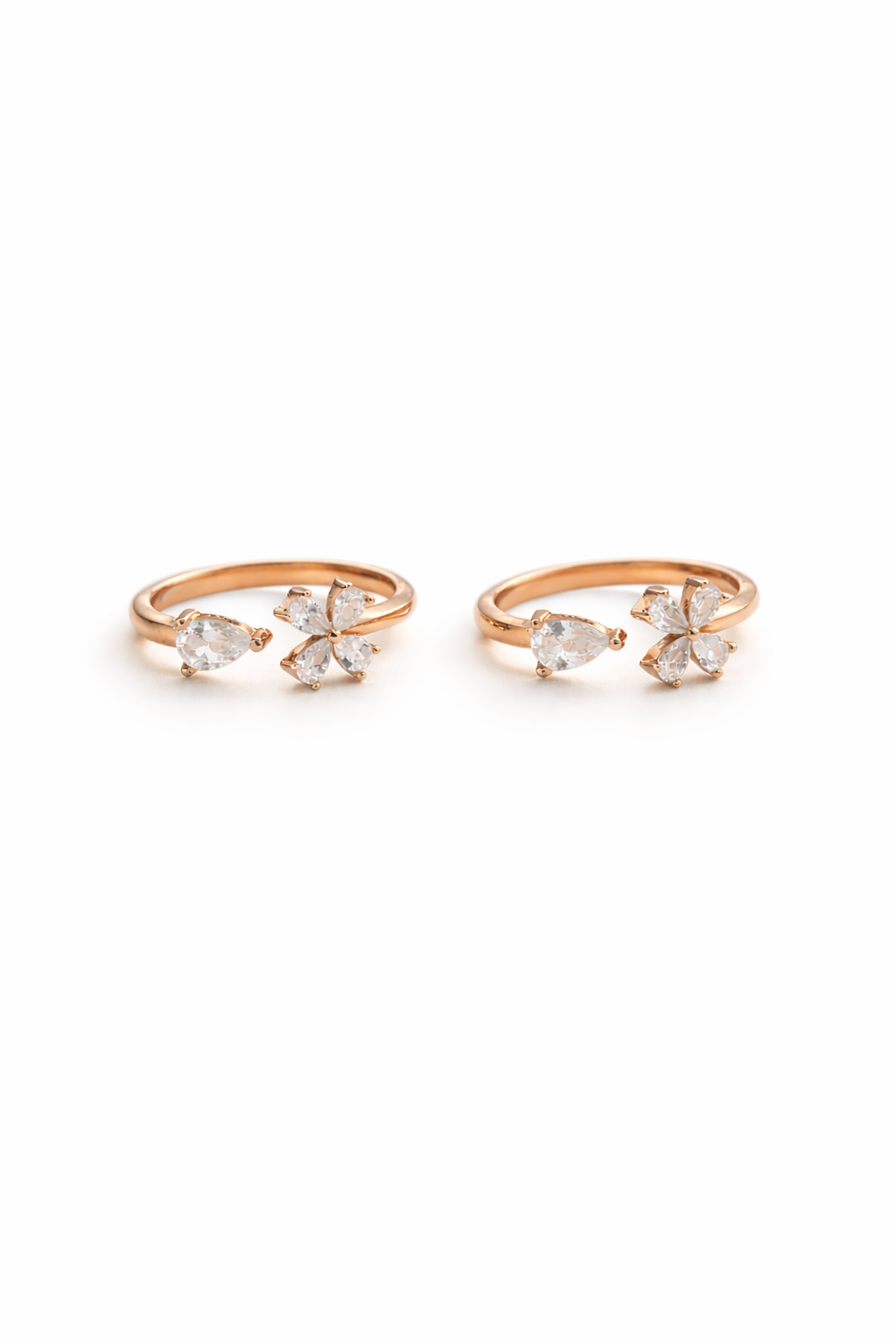 Petal Spark Toe Ring