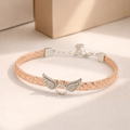 Wing Charm CZ Bracelet