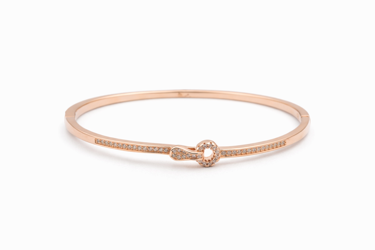 Infinity Loop CZ Bangle