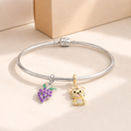 Anviora Bear & Grapes Bracelet