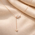 Luna Crystal Drop Pendant
