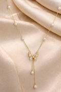 Butterfly Pearl Necklace