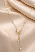 Butterfly Pearl Necklace