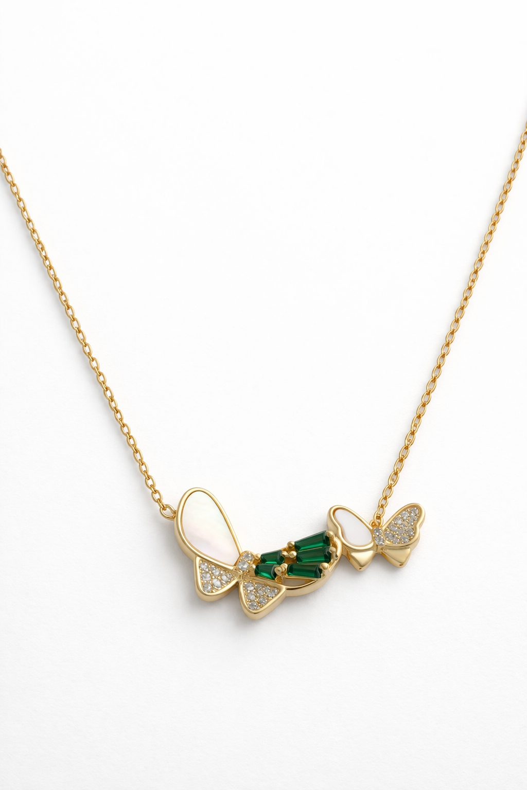 Butterfly Gem Necklace