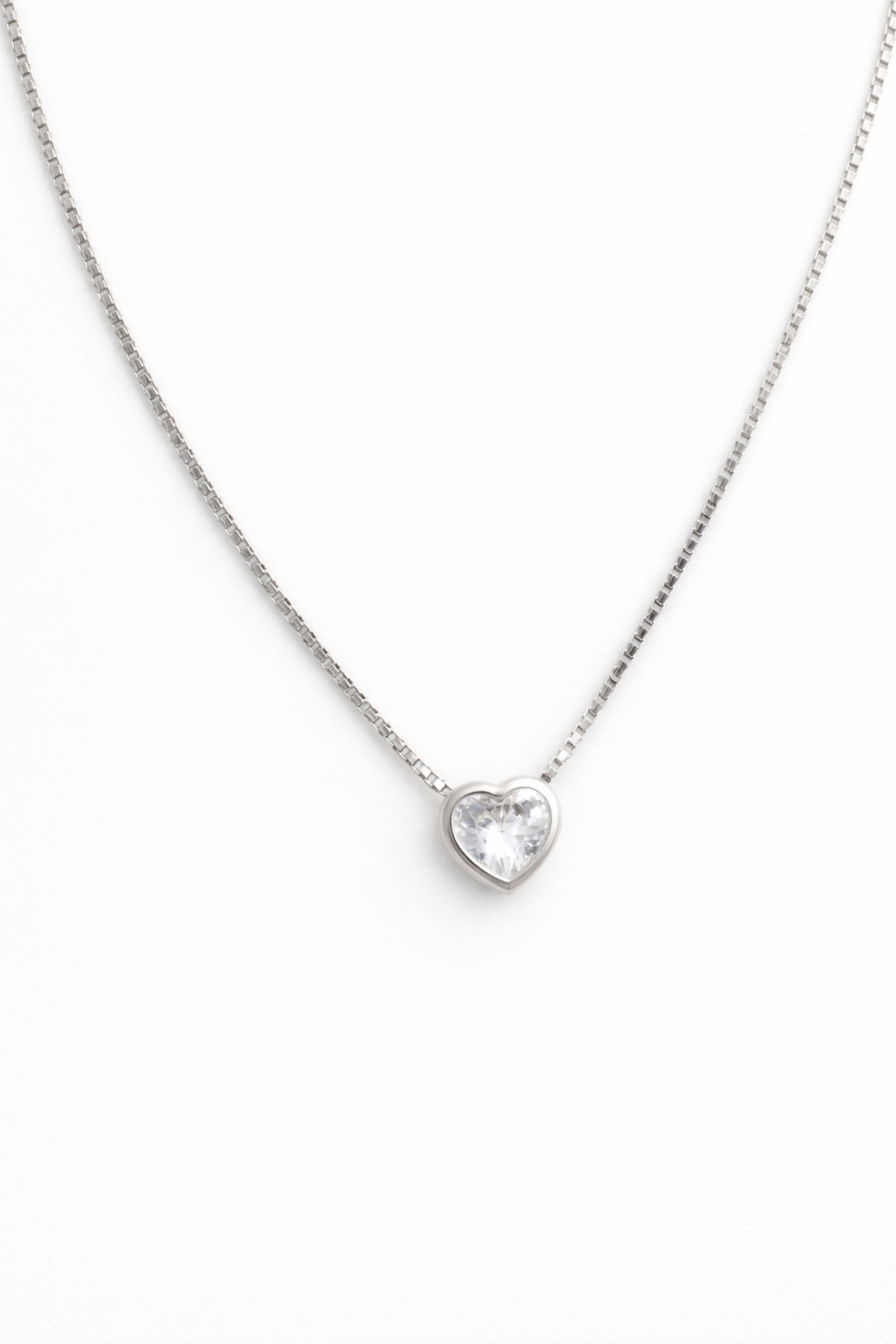 Heart Solitaire Pendant