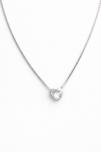 Heart Solitaire Pendant