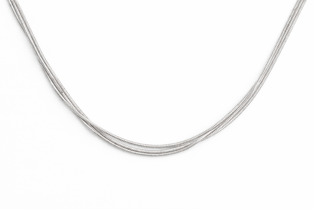 Silver Multi Chain Necklace