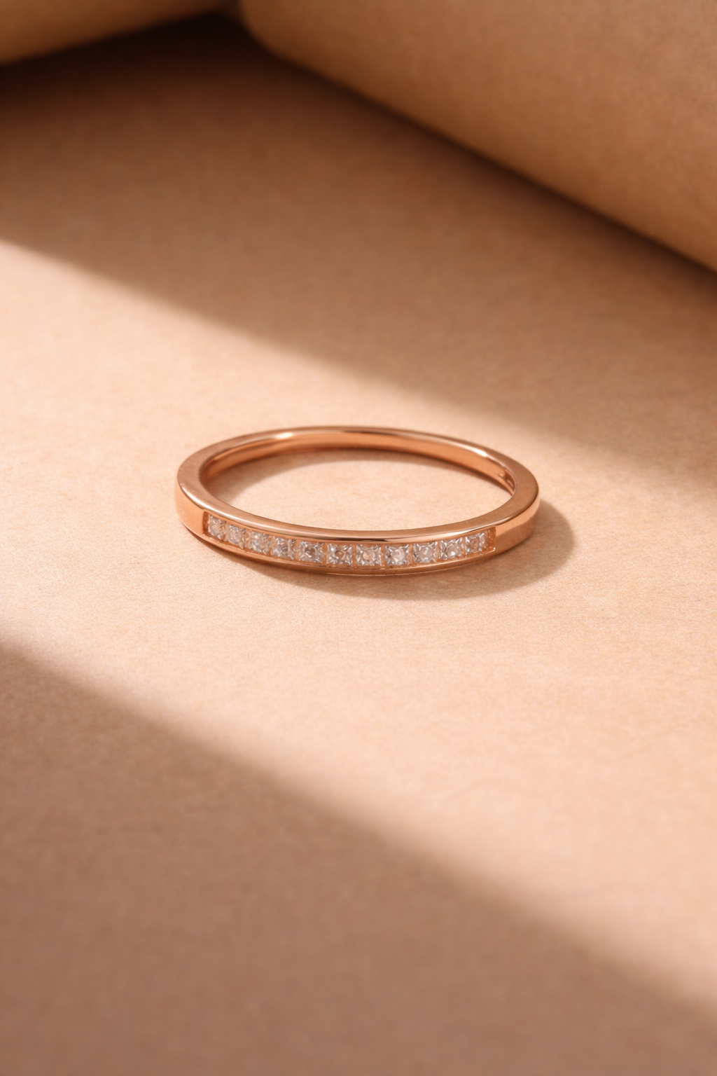 Minimal Rose Gold Band