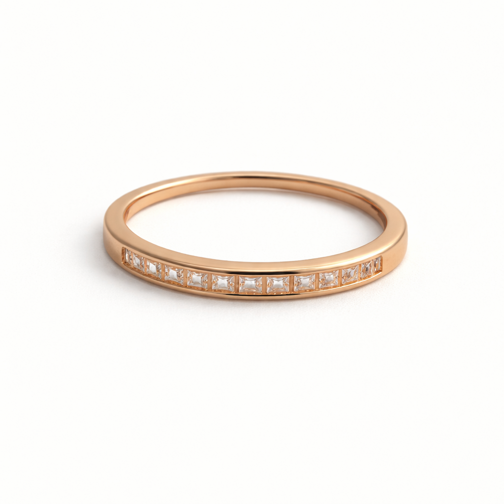 Minimal Rose Gold Band