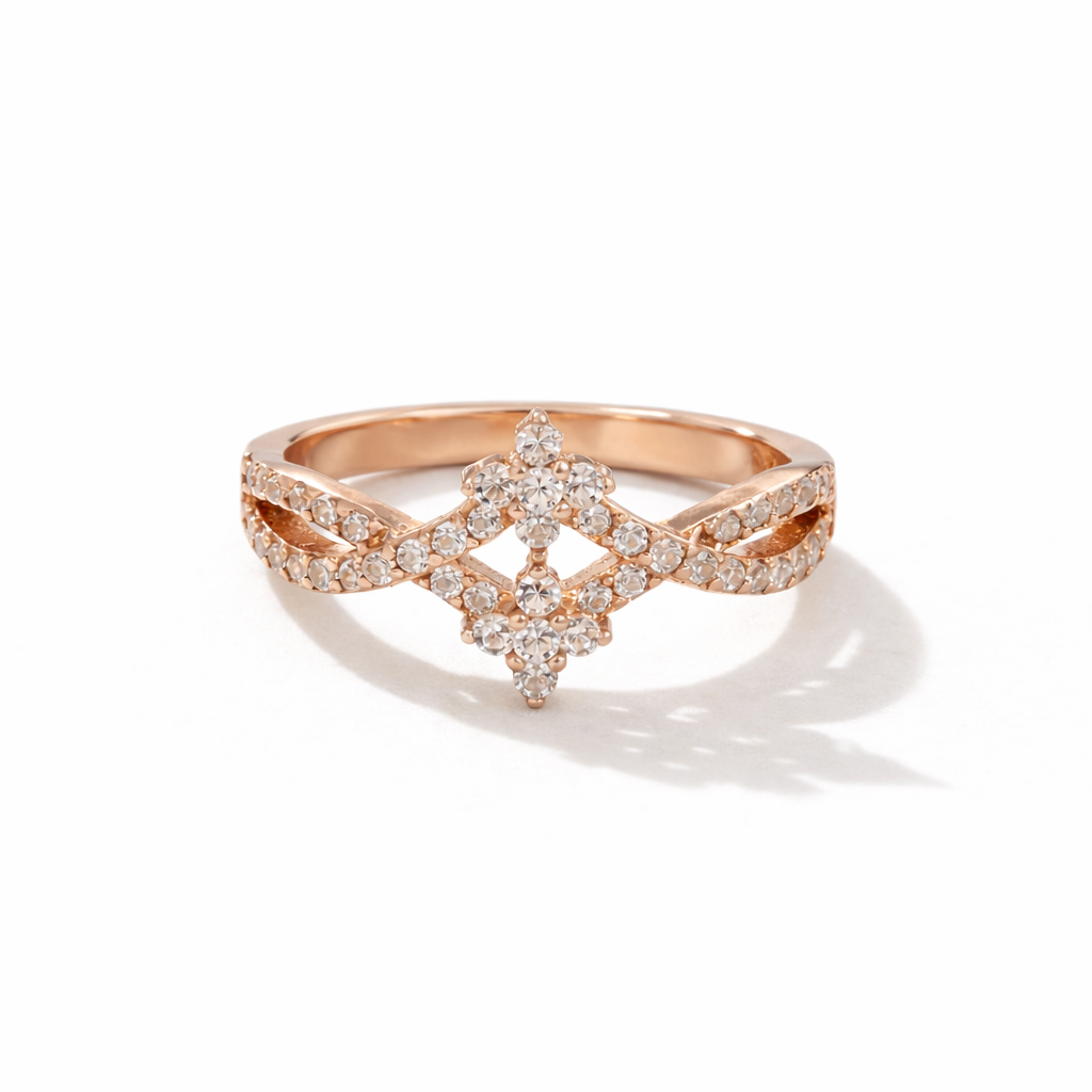 Crystal Infinity Ring