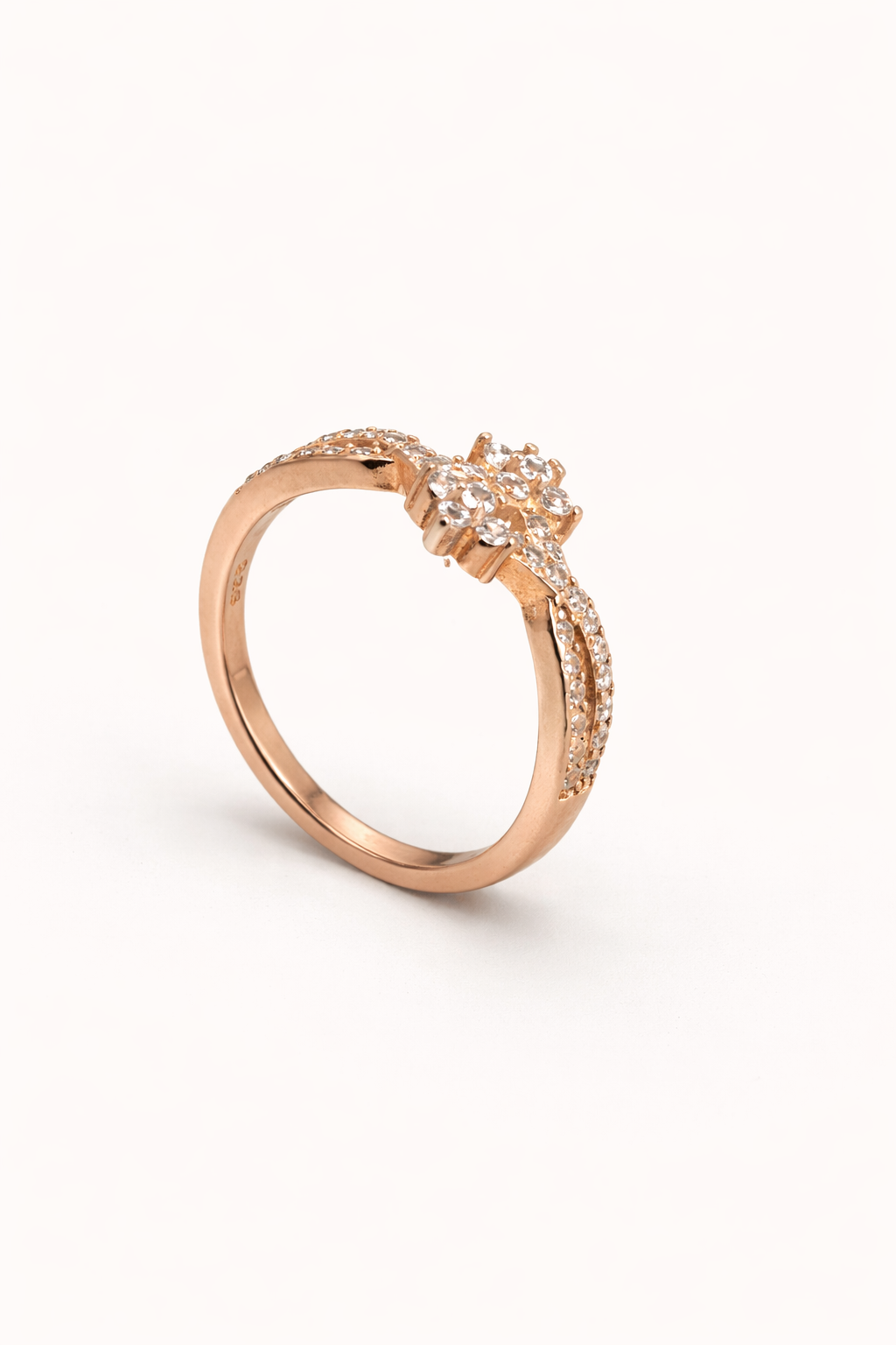 Crystal Infinity Ring