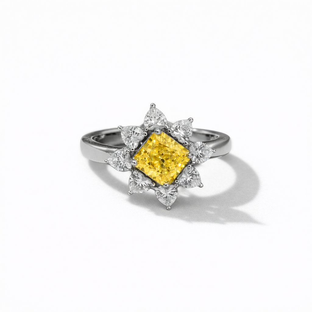 Sunburst Halo Statement Ring