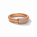 Textured Gold Flexi Ring