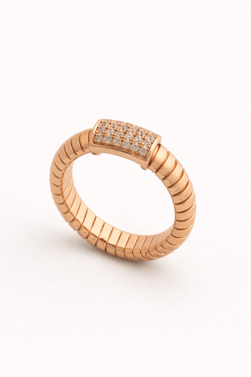 Textured Gold Flexi Ring