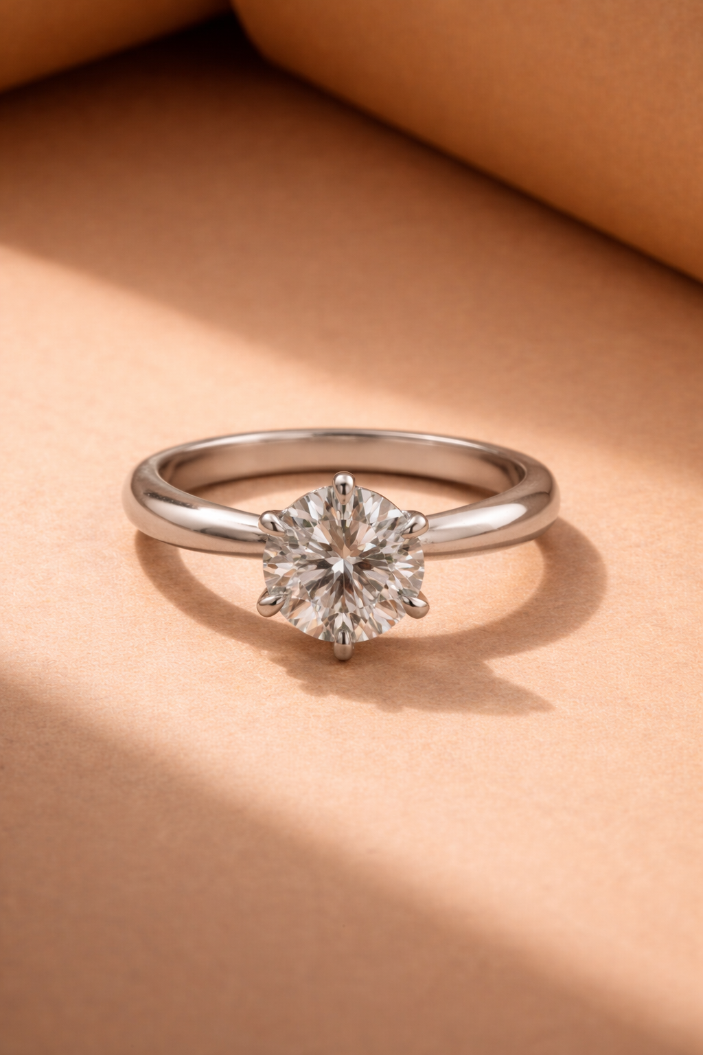 Classic Solitaire Zircon Ring