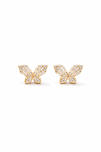 Butterfly Crystal Studs