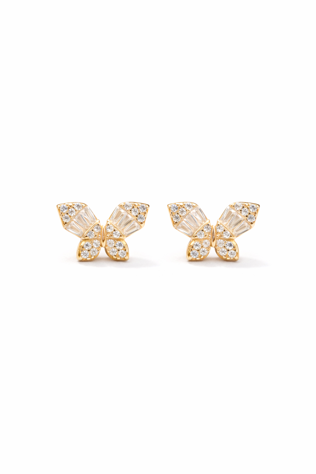 Butterfly Crystal Studs