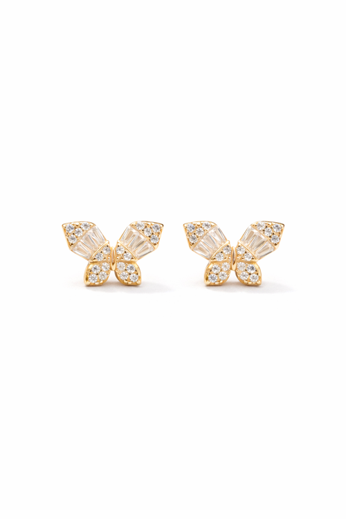 Butterfly Crystal Studs