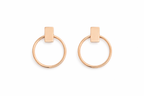 Classic Hoop Drop Earrings