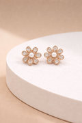 Pearl Floral Studs