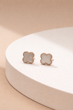 Pearl Clover Studs