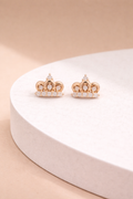 Royal Crown Zircon Studs