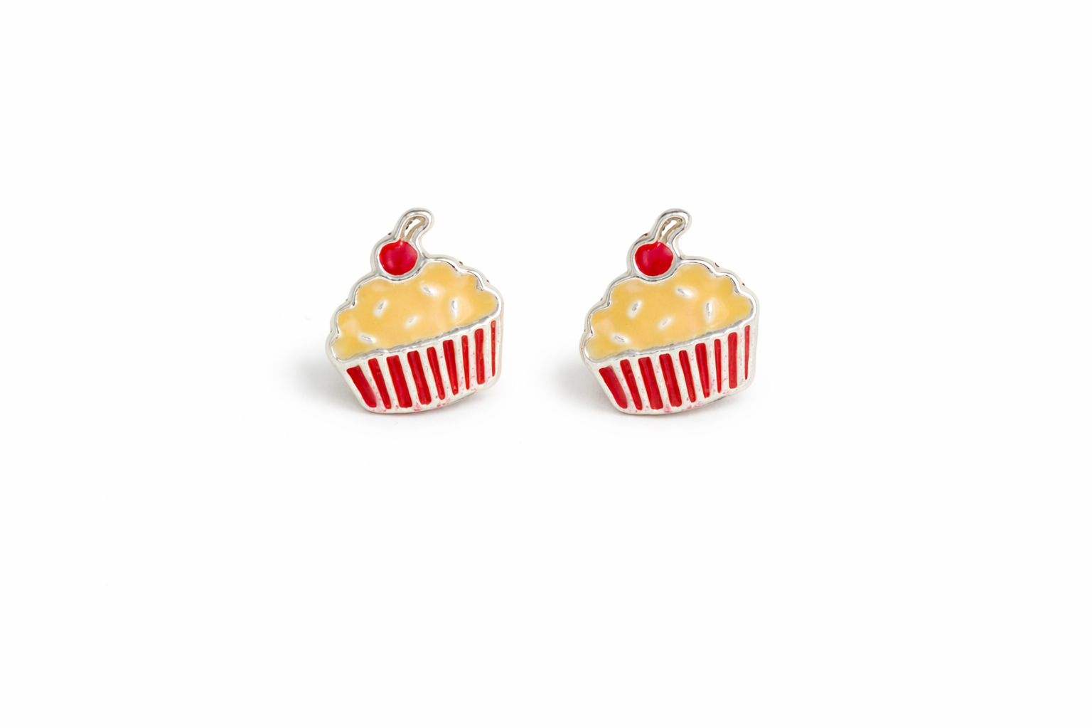 Cupcake Dessert Studs