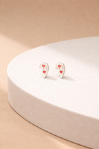 Heart Wing Mini Studs