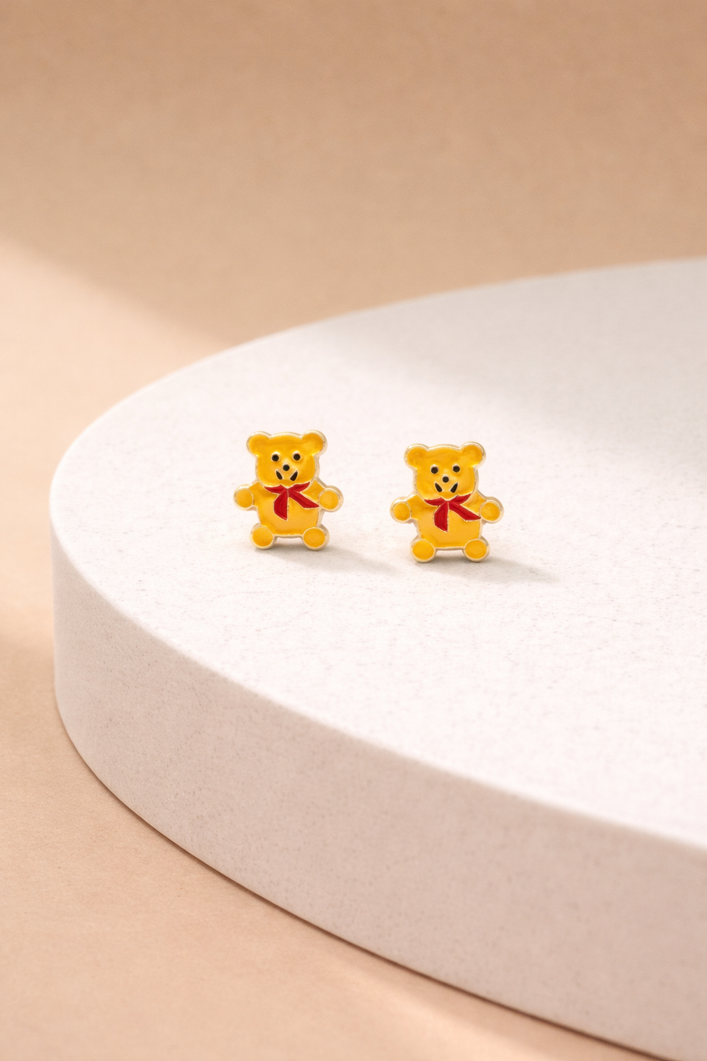 Teddy Charm Studs