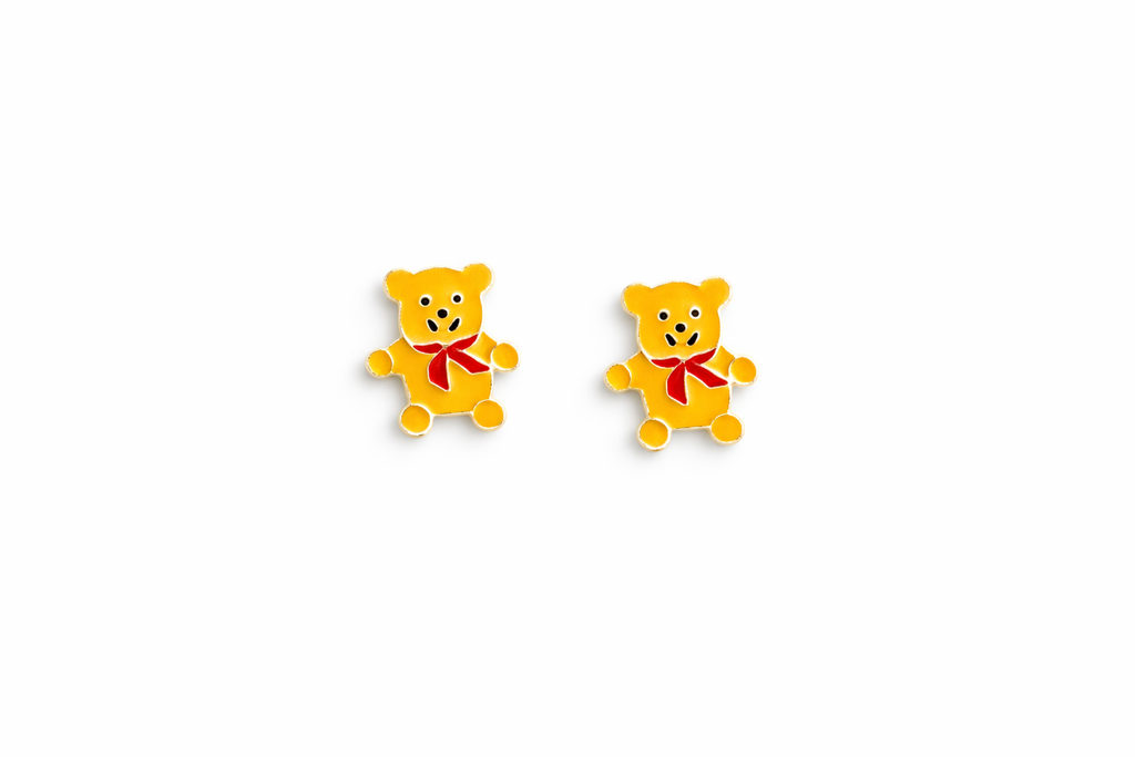 Teddy Charm Studs