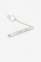 Classic Chain Tie Clip Silver
