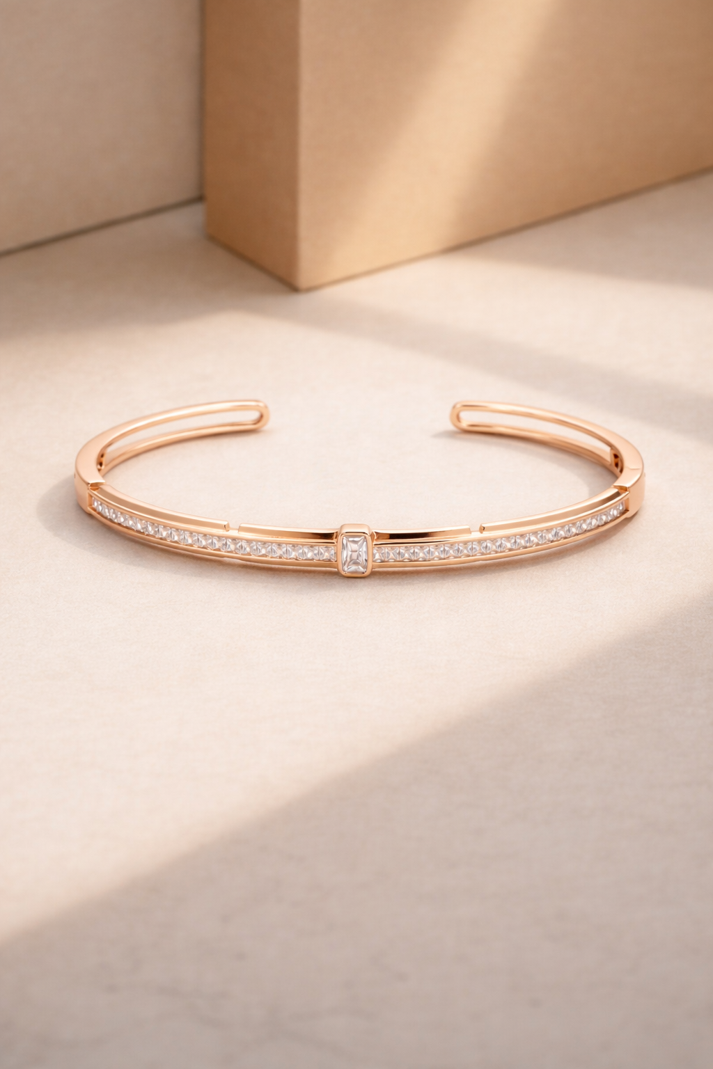 Minimal Bar Crystal Bracelet