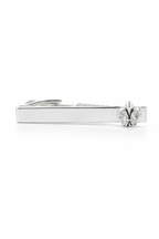 Fleur-de-Lis Tie Clip Silver