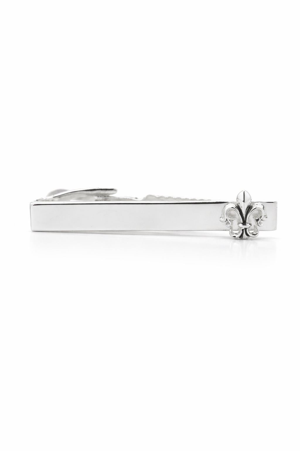 Fleur-de-Lis Tie Clip Silver