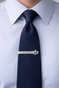 Fleur-de-Lis Tie Clip Silver