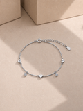 Silver Heartbeat Bracelet