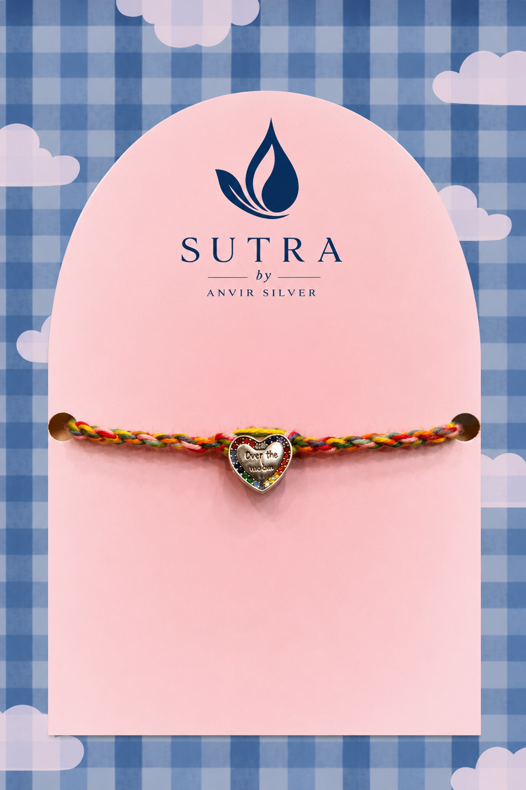 Over The Rainbow Heart Rakhi