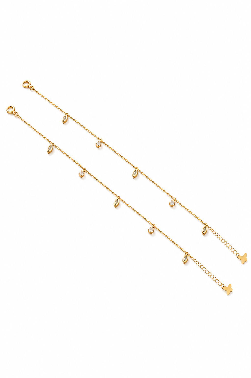 Leaf & Light Anklet