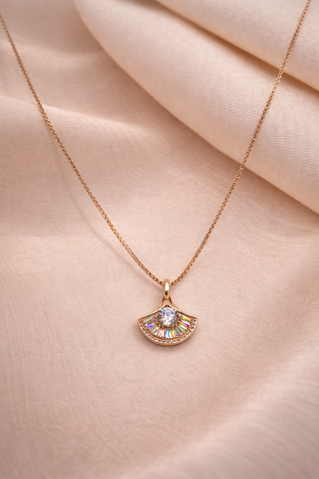 Elegant Halo Pendant