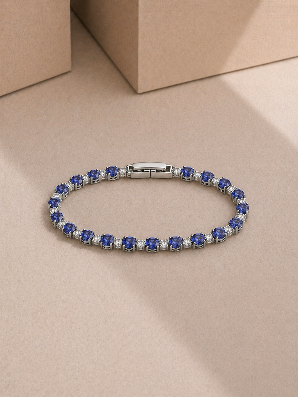 Midnight Spark Tennis Bracelet