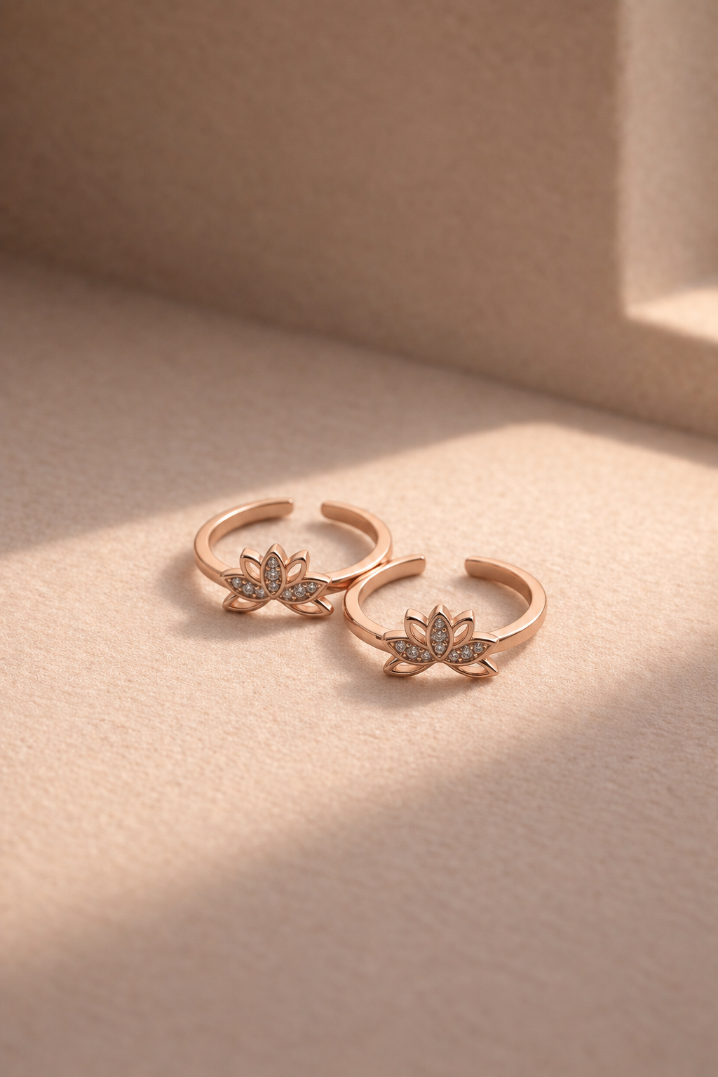 Lotus Bloom Toe Rings