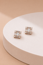Square Glow Studs
