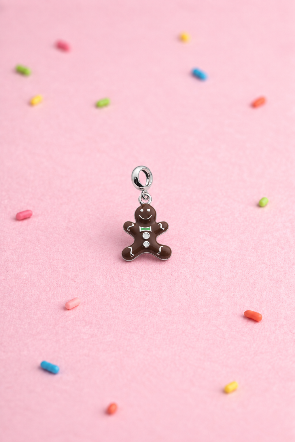Brown Gingerbread Charm